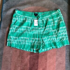 NWT J Crew Boho Beachy Linen Shorts
